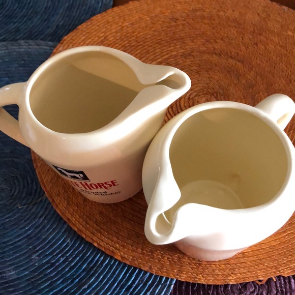 Vintage White Horse Whiskey Pitcher-Set of 2 - Picture 2 of 2